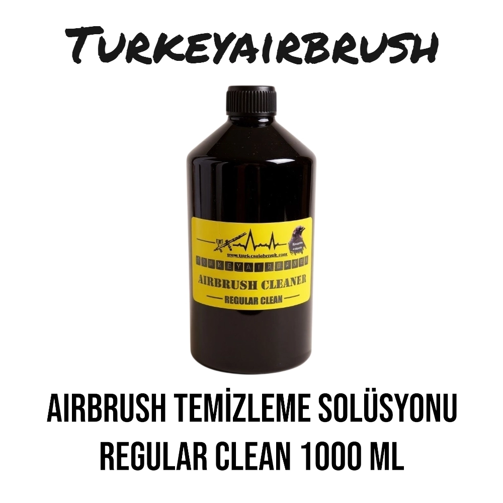AIRBRUSH CLEANER - REGULAR CLEAN - 1000ML Airbrush Temizleme Solüsyonu