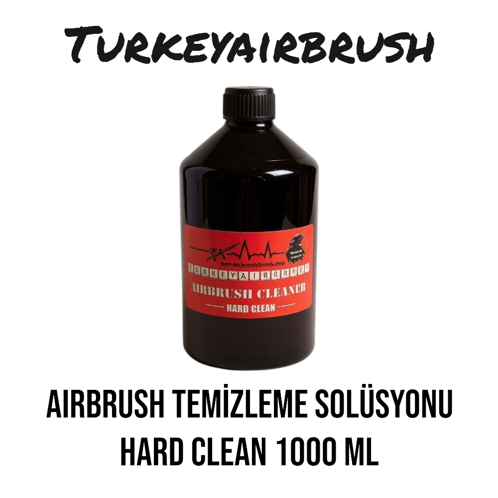 AIRBRUSH CLEANER - HARD CLEAN - 1000ML Airbrush Temizleme Solüsyonu
