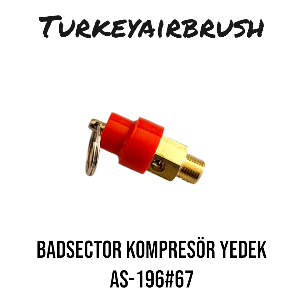 Airbrush Kompresör Depo Emniyet Valfi