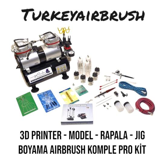 3D PRINTER PARÇA BOYAMA AIRBRUSH KOMPLE KİT