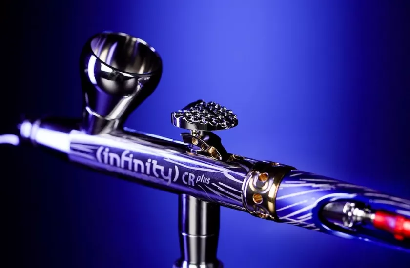 122251 Harder Steenbeck Giraldez II Infinity CRplus 2024 0.25mm Titanium Nozzle Airbrush 