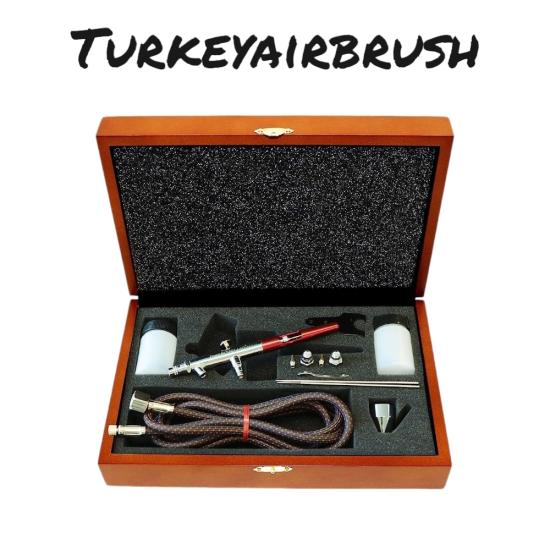 MIL-3WC PAASCHE MILLENIUM SET MIL 3W WOODEN CASE USA AIRBRUSH