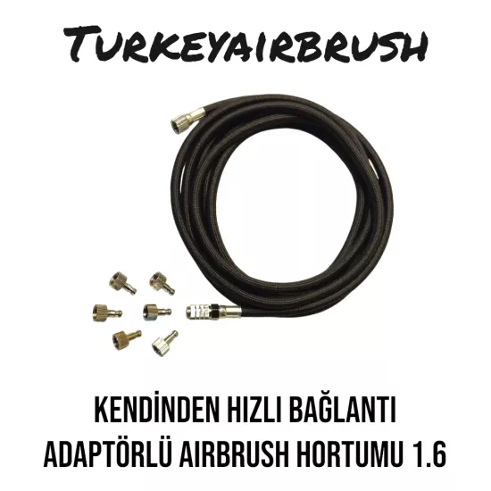 Hızlı Bağlantılı Airbrush Hortumu