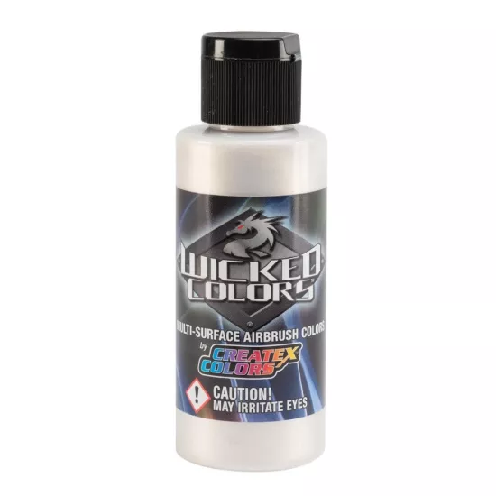 W352-02 Metallic Platinum 2fl.oz/60ml Wicked Colors Airbrush Boyası 