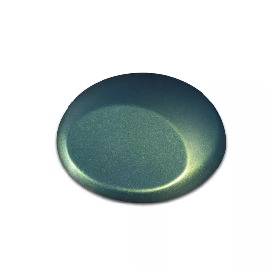 W353-02 Metallic Fastback Green 2fl.oz/60ml Wicked Colors Airbrush Boyası 