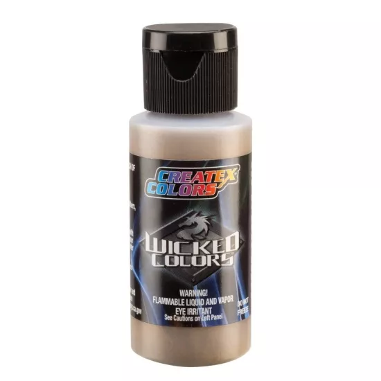 W358-02 Metallic Gold Chrome 2fl.oz/60ml Wicked Colors Airbrush Boyası 