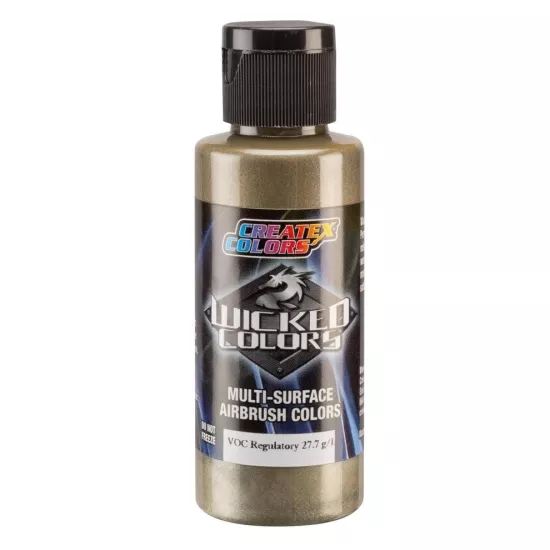 W369-02 Metallic Pewter 2fl.oz/60ml Wicked Colors Airbrush Boyası 