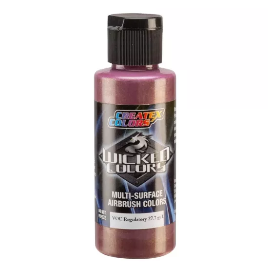 W372-02 Metallic Rose 2fl.oz/60ml Wicked Colors Airbrush Boyası 