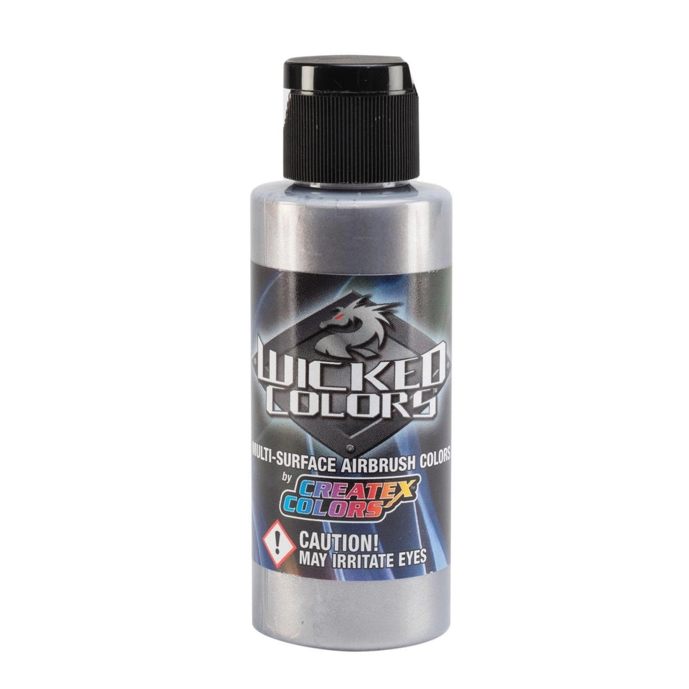 W351-02 Wicked Metallic Silver Airbrush Boyası 